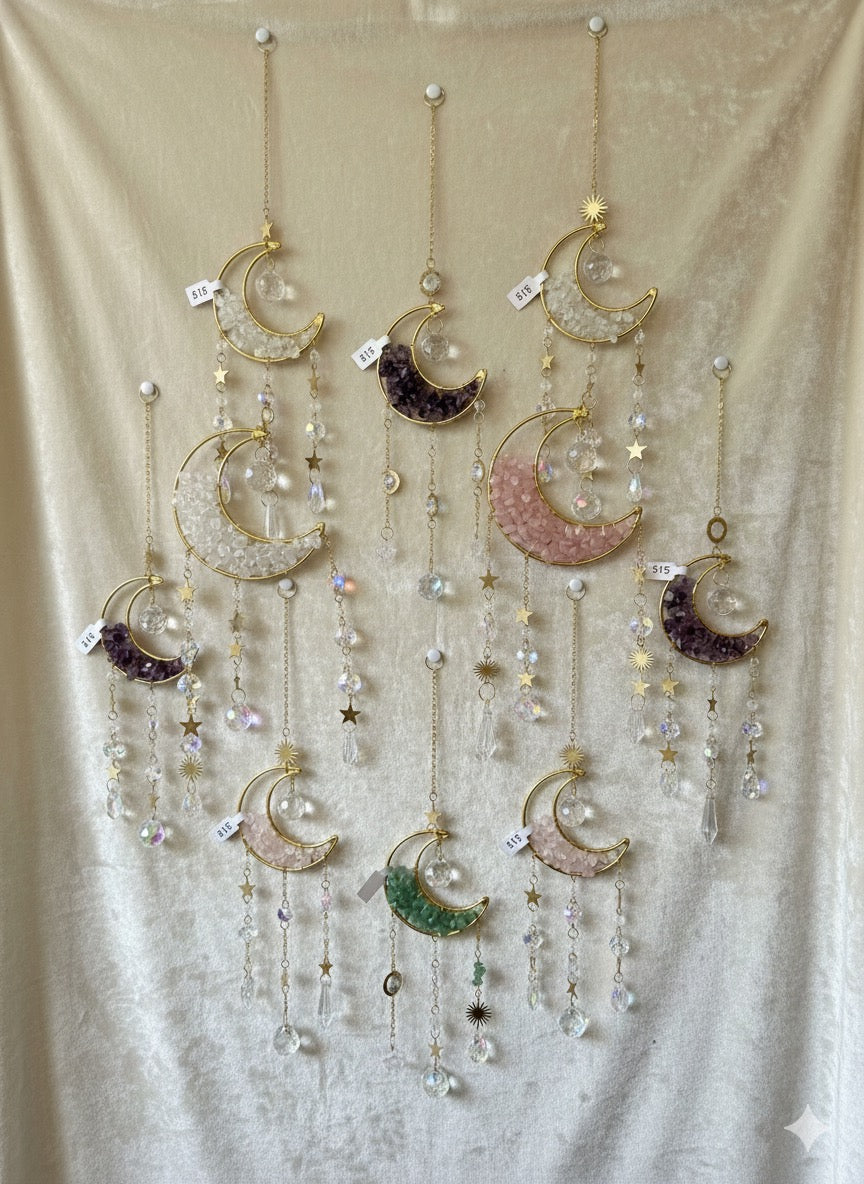 Crystal Moon Window Catcher