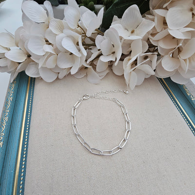 Silver / Gold Tone Base Metal Paperclip Bracelets